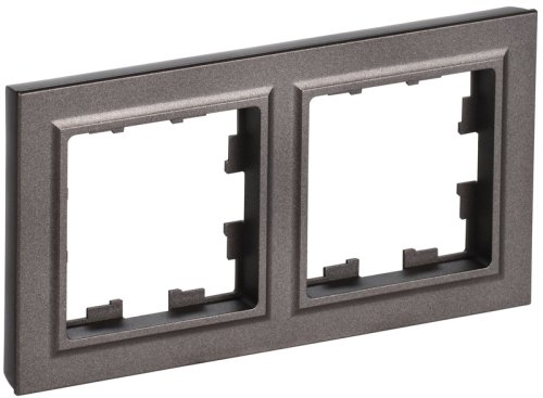 Рамка универсальная IEK Brite РУ-2-БрТБ-44 2-м. IP44 темная бронза фото Рамка универсальная IEK Brite РУ-2-БрТБ-44 2-м. IP44 темная бронза картинка